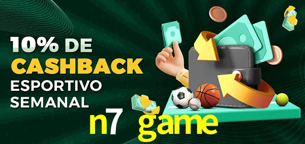 10% de bônus de cashback na n7 game